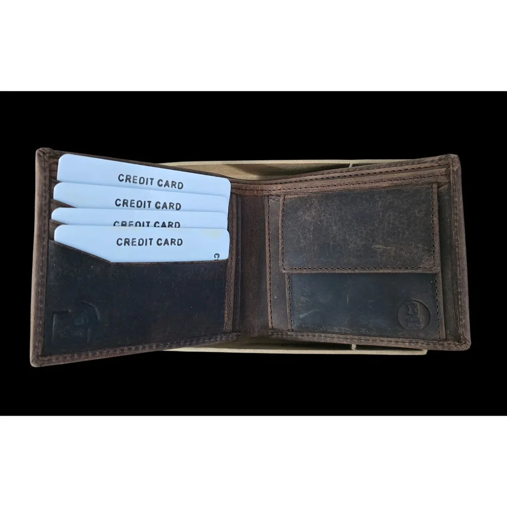 Men's Daniel Steiger Heritage Leather Wallet One Size